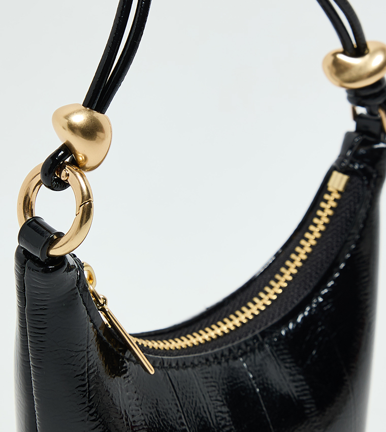 AUGUSTINE Micro Eel-Effect Chain-Handle Bag