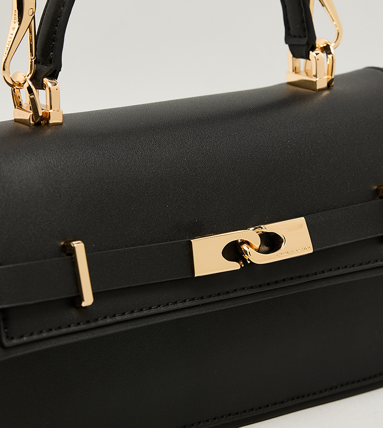 ARLET Belted Top Handle Bag