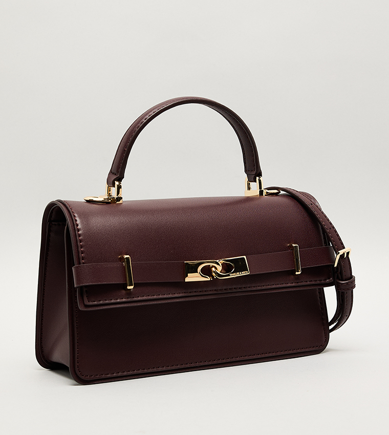 ARLET Belted Top Handle Bag