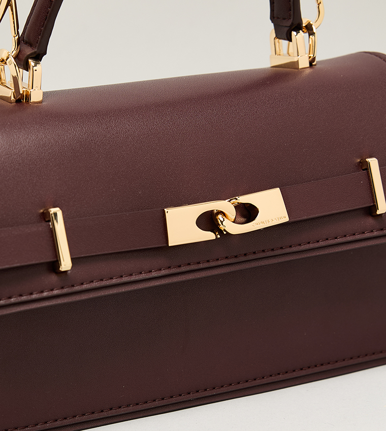 ARLET Belted Top Handle Bag