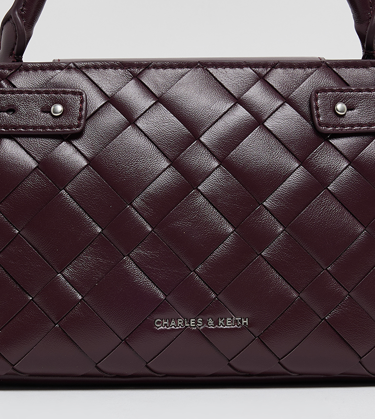 IVETTE Woven Top Handle Bag