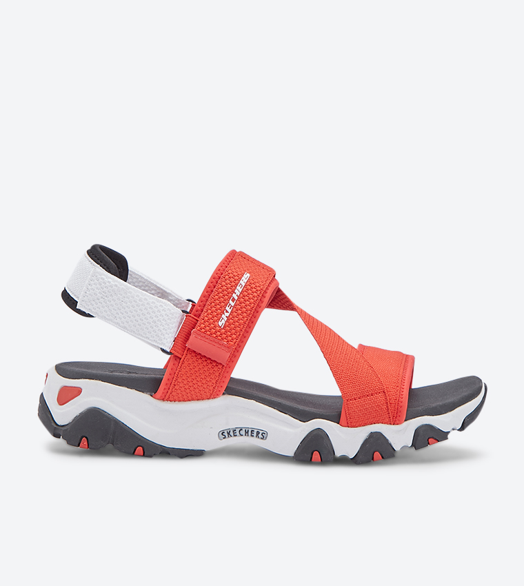 Skechers orange discount sandals