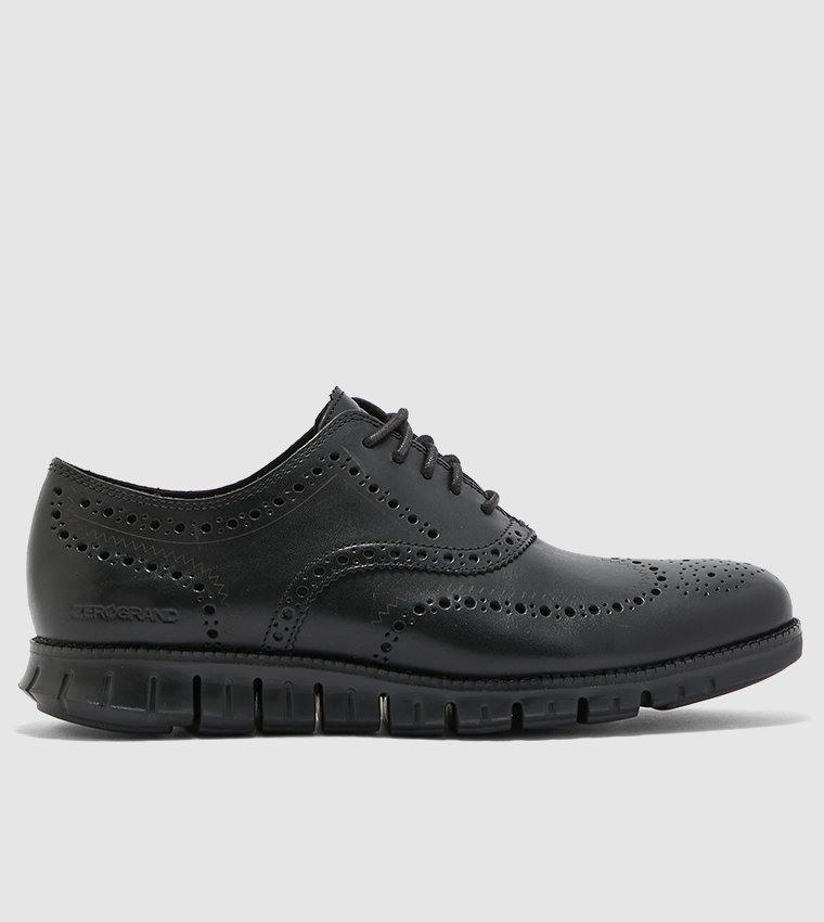 Cole haan grand wingtip black online