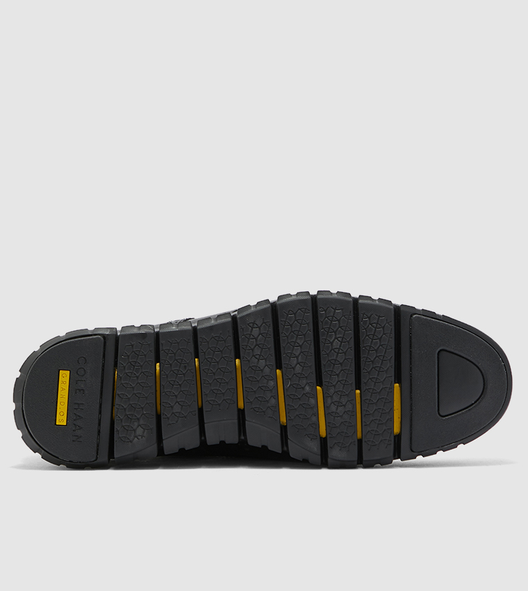 Zerogrand Wing Casual Lace Up Shoes-Black