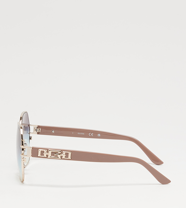 Guess hexagon sunglasses outlet