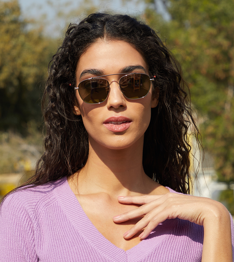 Purple and gold toms on sale