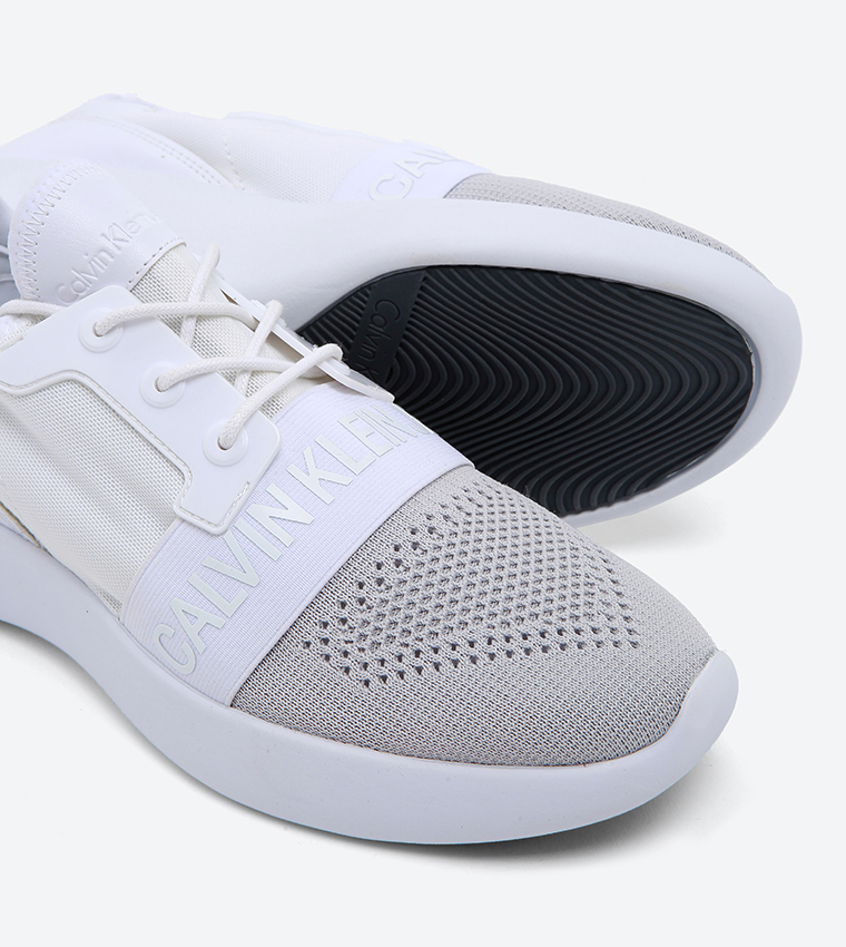 Buy Calvin Klein Active Sneakers Silver White In Silver 6thStreet Qatar