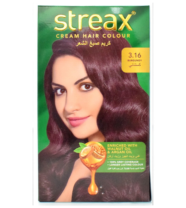 Buy Streax Streax Cream Hair Color Burgundy  In Multiple Colors |  6thStreet UAE