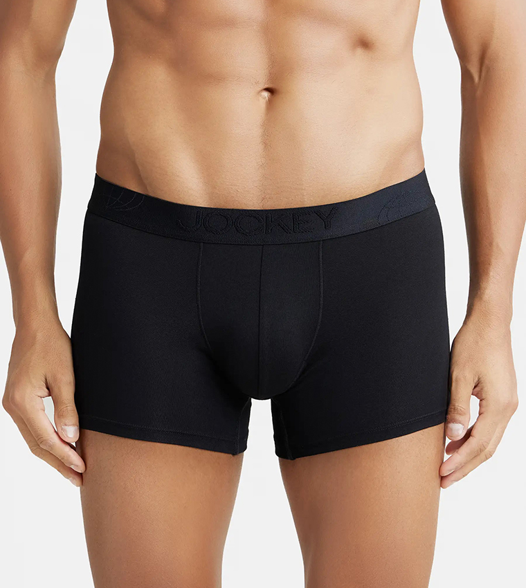 سروال داخلي بخصر مطاطي بطبعة الشعار 