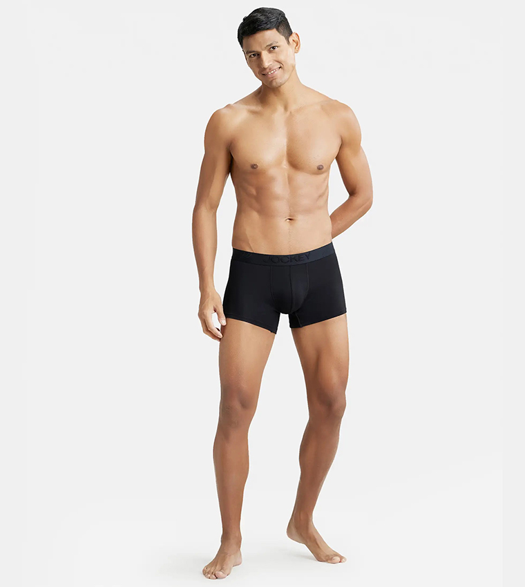 سروال داخلي بخصر مطاطي بطبعة الشعار 