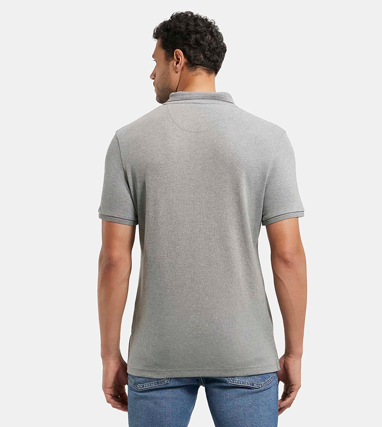 Logo Detail Short Sleeves Polo T-Shirt