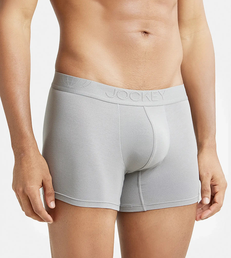 سروال داخلي بخصر مطاطي بطبعة الشعار 