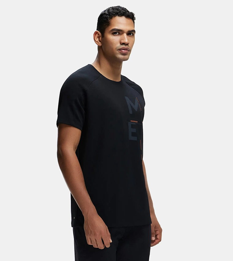 MOVE Printed Crew Neck T-Shirt