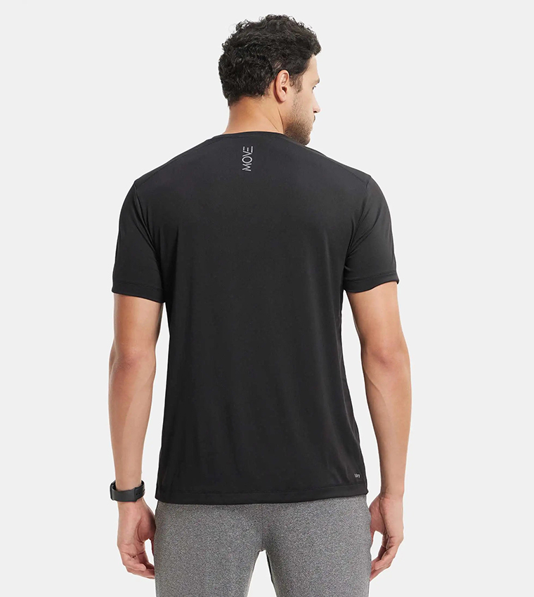 Solid Crew Neck Short Sleeves T-Shirt
