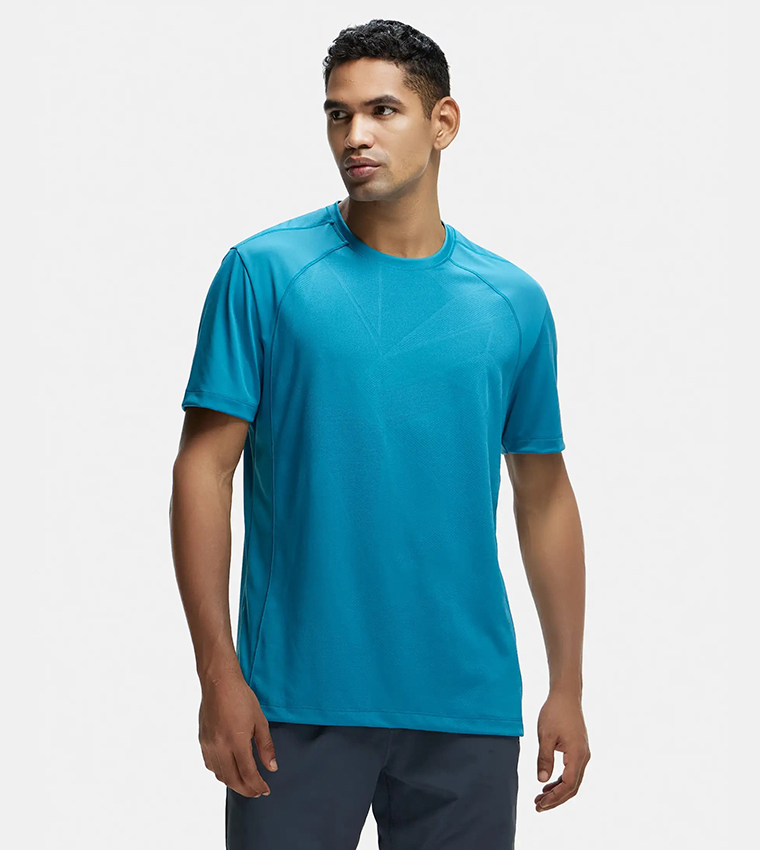 Solid Crew Neck Short Sleeves T-Shirt