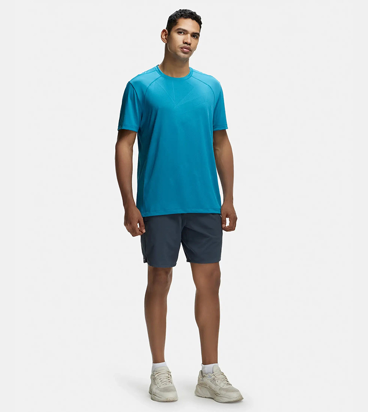 Solid Crew Neck Short Sleeves T-Shirt