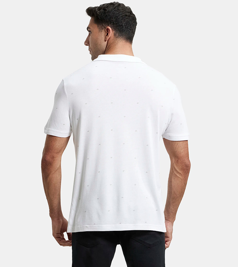 International Collection Printed Polo T-Shirt