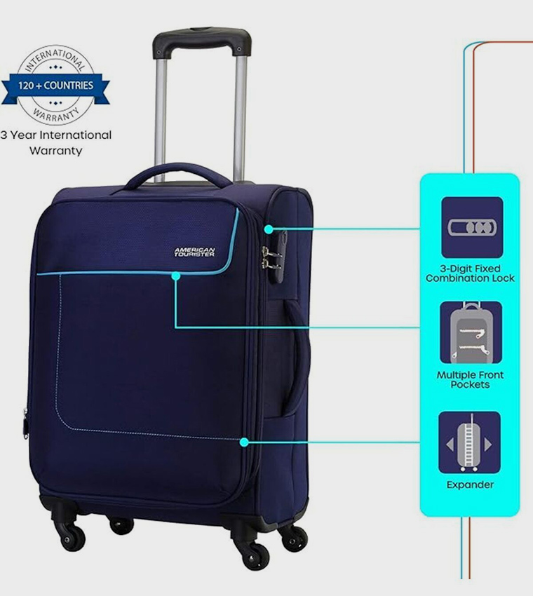 Jamaica Softshell Spinner Trolley Bag, 80cm