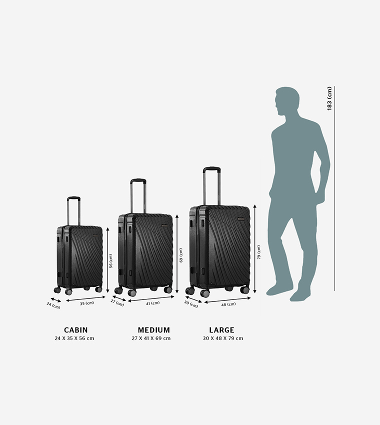ZEPHYR Trolley Bag with TSA Lock, 69cm
