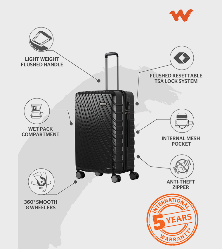 ZEPHYR Trolley Bag with TSA Lock, 69cm
