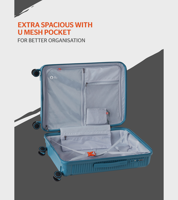 ZEUS Trolley Bag with TSA Lock, 55cm