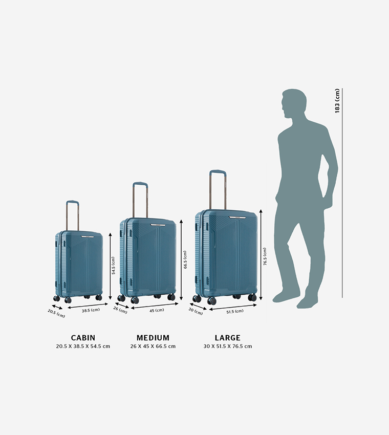 ZEUS Trolley Bag with TSA Lock, 67cm