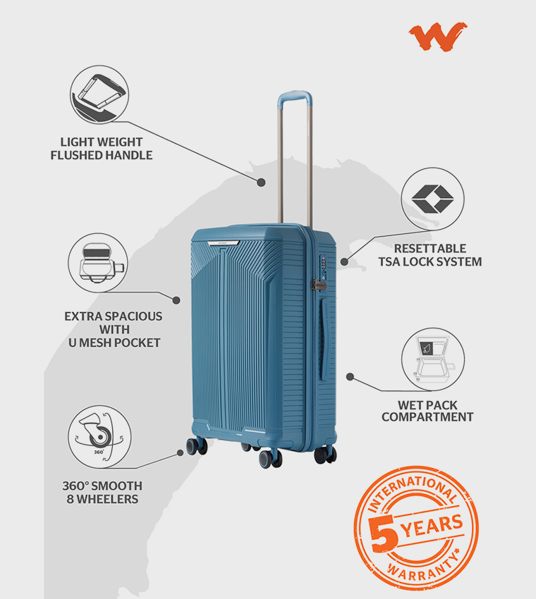 ZEUS Trolley Bag with TSA Lock, 67cm