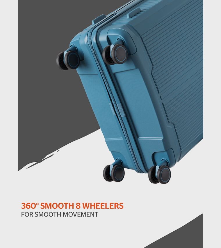 حقيبة ترولي زيوس بقفل TSA، 55 سم