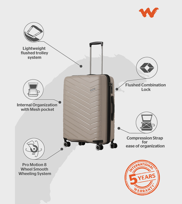 FLYNT Hardshell Trolley Bag, 75cm