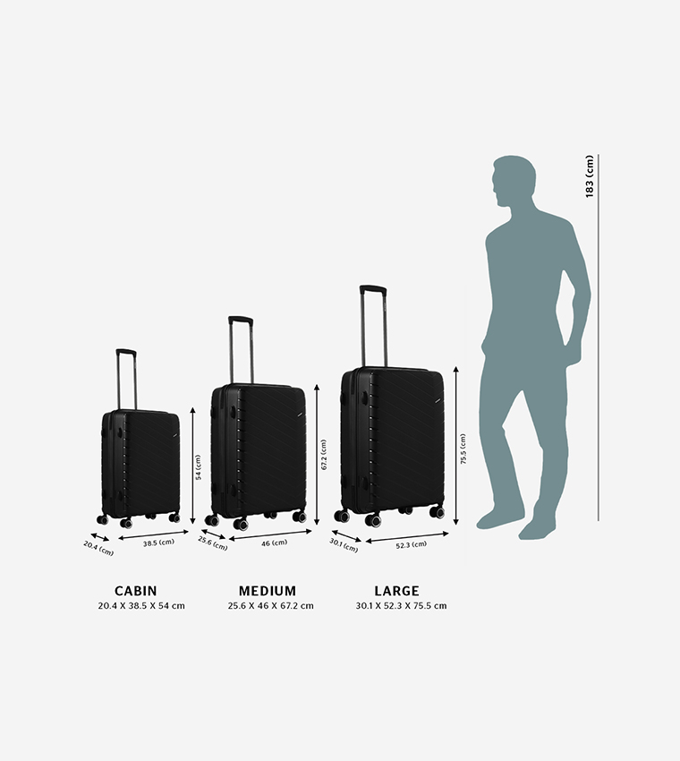 FLYNT Hardshell Trolley Bag, 75cm