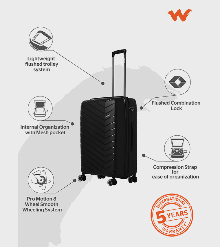 FLYNT Hardshell Trolley Bag, 75cm