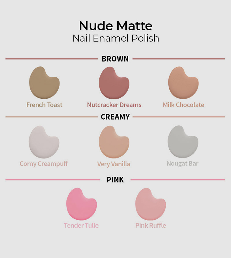 Nude Matte Nail Enamel French Toast 158 9ml