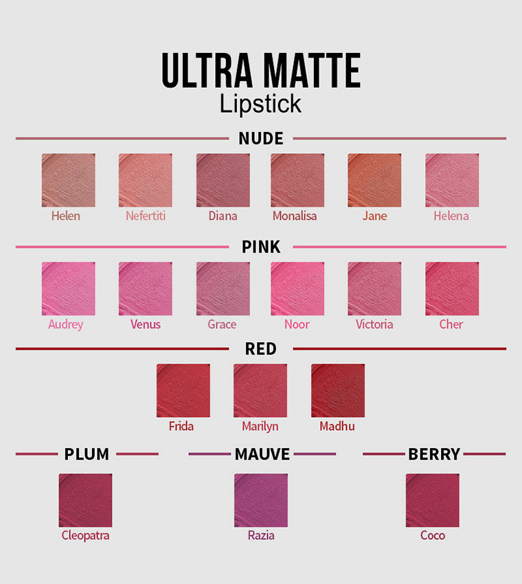 Ultra Matte Lipstick Grace 07 5gm