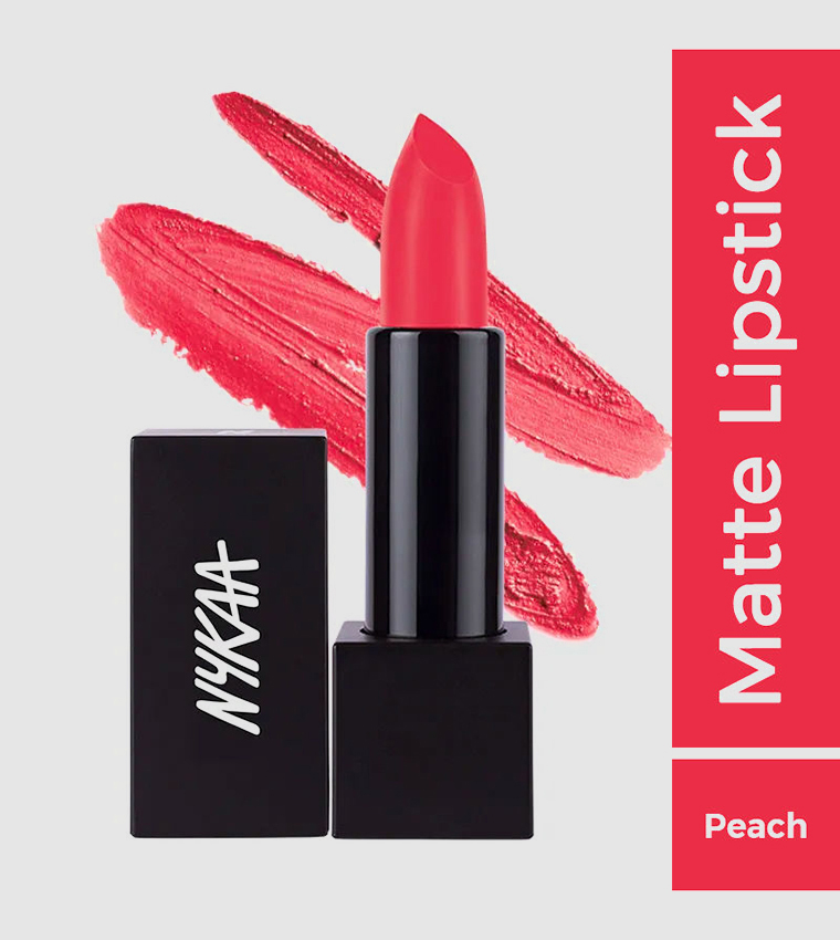 Buy Nykaa So Matte Lipstick Peach Princess 41M 4.2gm In Coral