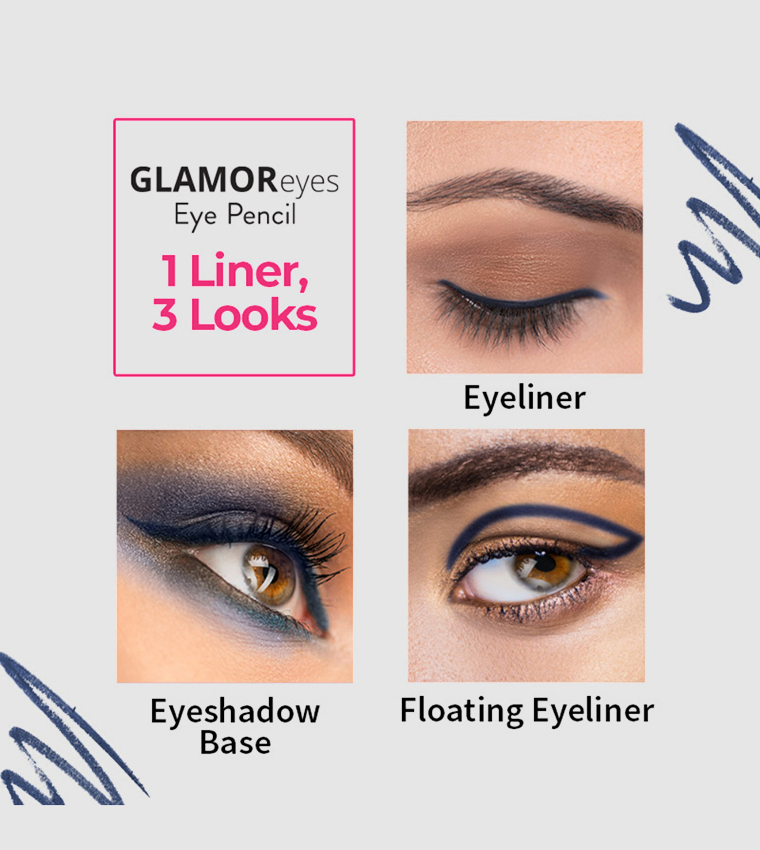 Glamoreyes Eye Pencil Midnight&nbsp;Mage 07 1.2gm