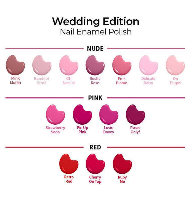 Wedding Edition Nail Enamel Pin Up Pink 9ml 268 9ml