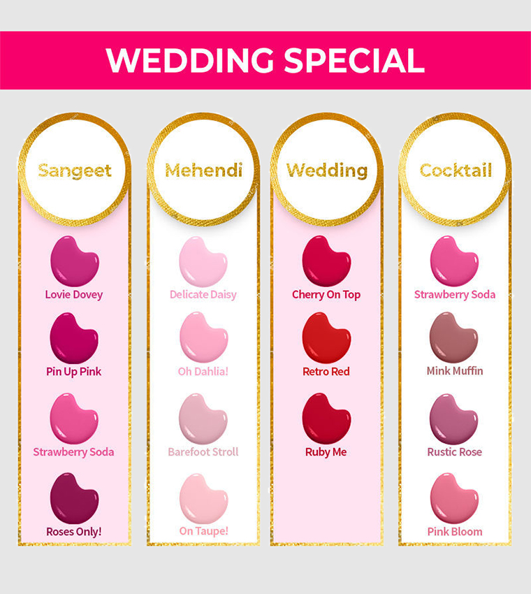 Wedding Edition Nail Enamel Roses Only! 9ml 270 9ml