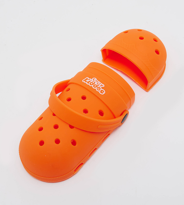 Buy Smily Kiddos Silicone Shoe Pattern Pencil Case In Orange