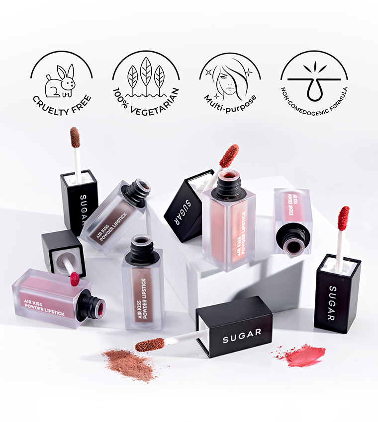 Buy Sugar Air Kiss Powder Lipstick 03 Caramel Souffle 2ml In Pink 6thStreet UAE