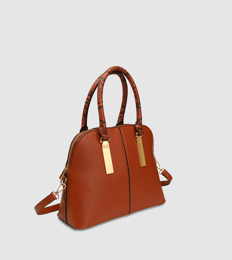 Top Handle Dome Shaped Handbag