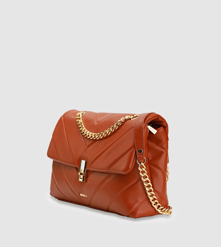 Quilted Leather Crossbody Bag
