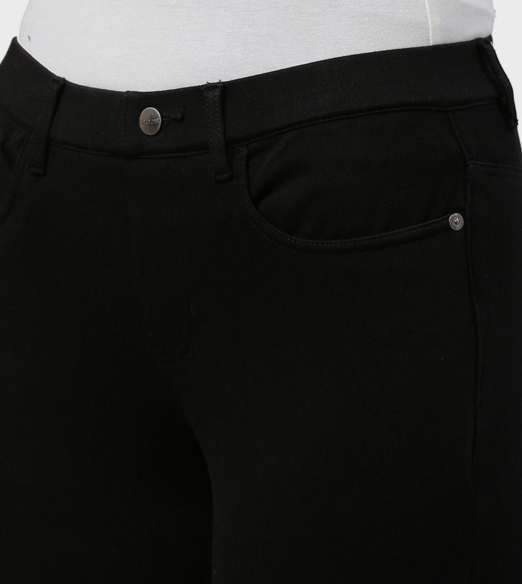 Solid Skinny Fit Stretch Jeggings
