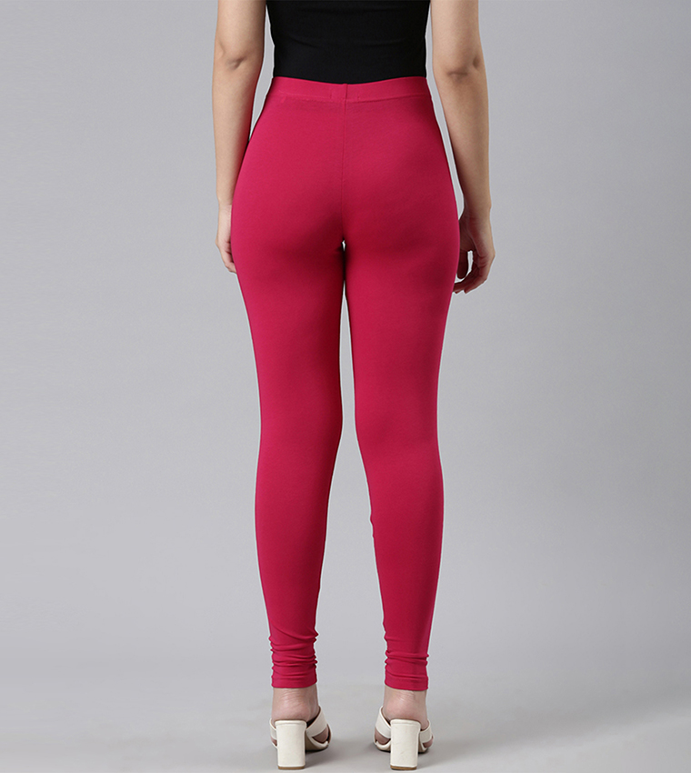 Solid Ankle Length Leggings