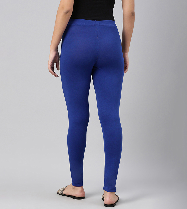 Solid Ankle Length Leggings