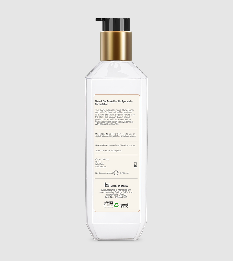 Moisture Rich Body Milk Honey & Vanilla, 200ml