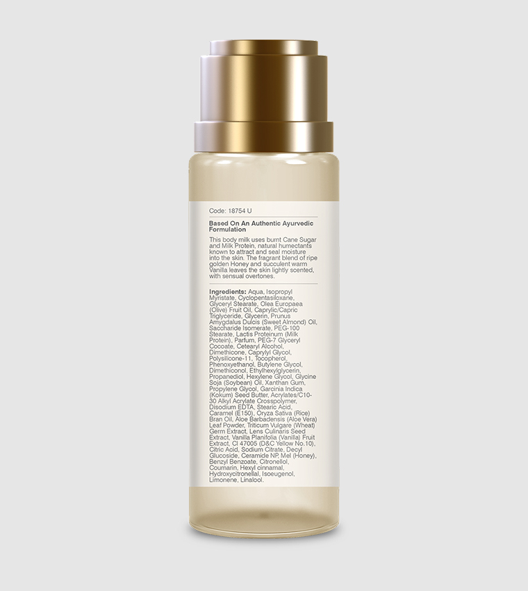 Moisture Rich Body Milk Honey & Vanilla, 50ml