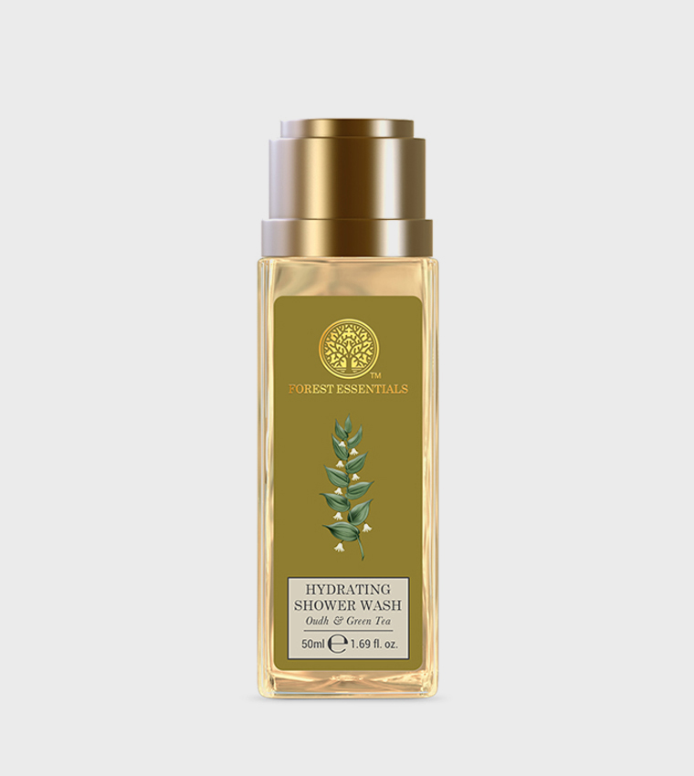Travel Size Oudh & Green Tea Silkening Shower Wash (G), 50ml