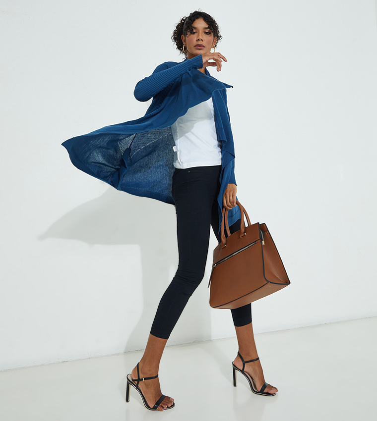 Ramadan Asymmetric Cut Cardigan