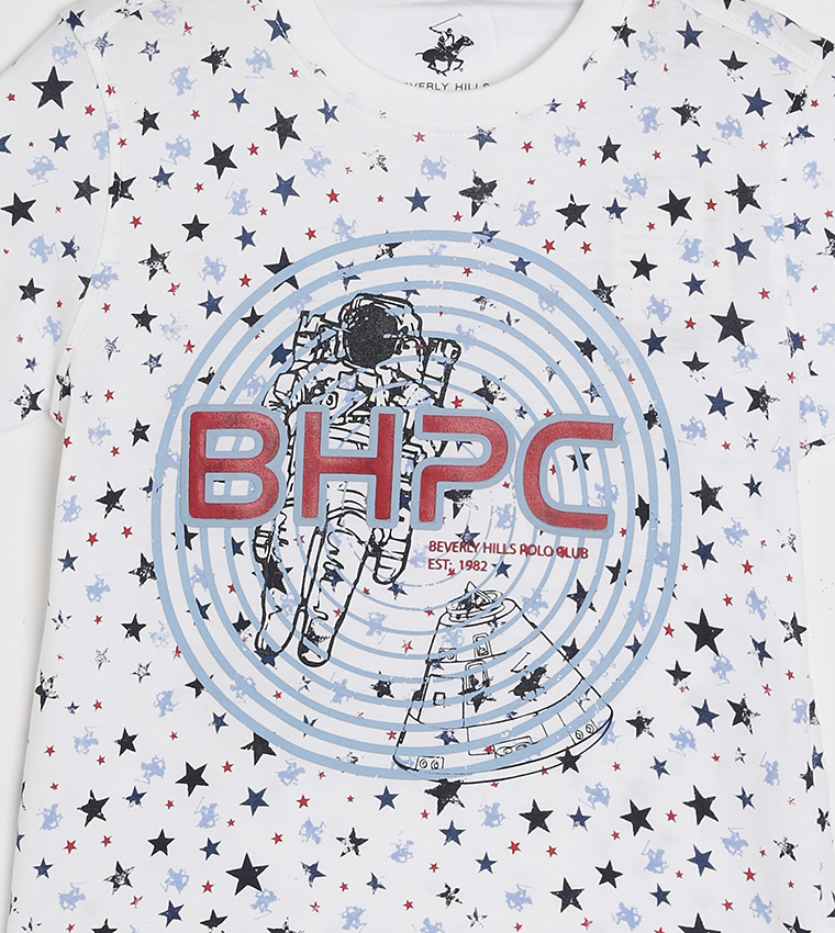 Printed Crew Neck T-Shirt