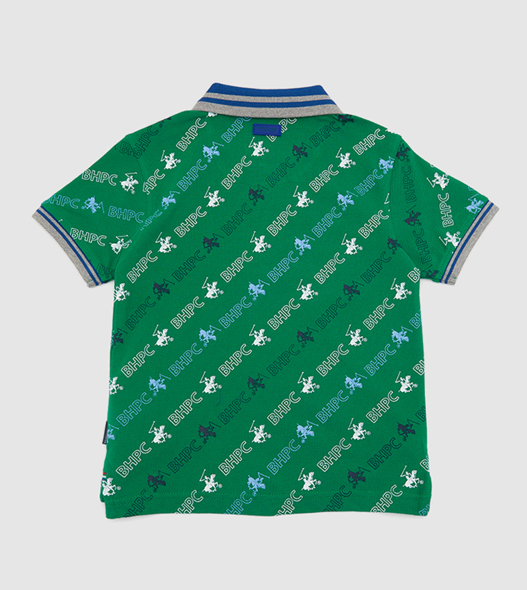 On The Side Printed Polo T-Shirt